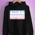 Assume Nothing Bigender Pride Flag Hoodie - Black